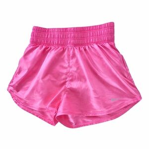 Nike Women’s Training Shorts Pink Loose Fit Athletic Running Shorts Size L